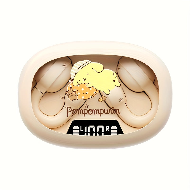 SANRIO X134.62 cm-Ear Wireless Wireless Headphones | Cute, Compact Design with Noise Cancellation, Touch Controls, USB Charging, Compatible with Cellphones, Ideal for Women'S Birthday Gifts and Daily Use