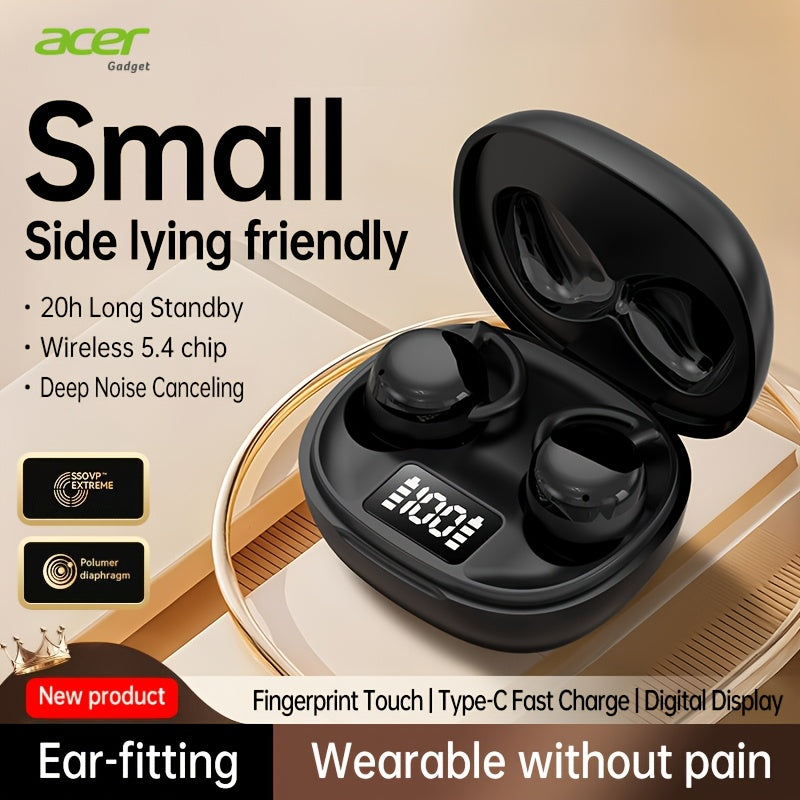 [Acer Official Genuine Product] In-Ear Design | TWS Wireless Earbuds | Deep Bass Stereo | Low Latency for Gaming | Comfortable Fit Back to School/Anniversary (Study/Business/Sports/Running/Fitness) | Multi-Device Compatibilit