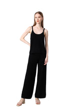 Plush Halter Wide-Leg Lounge Set