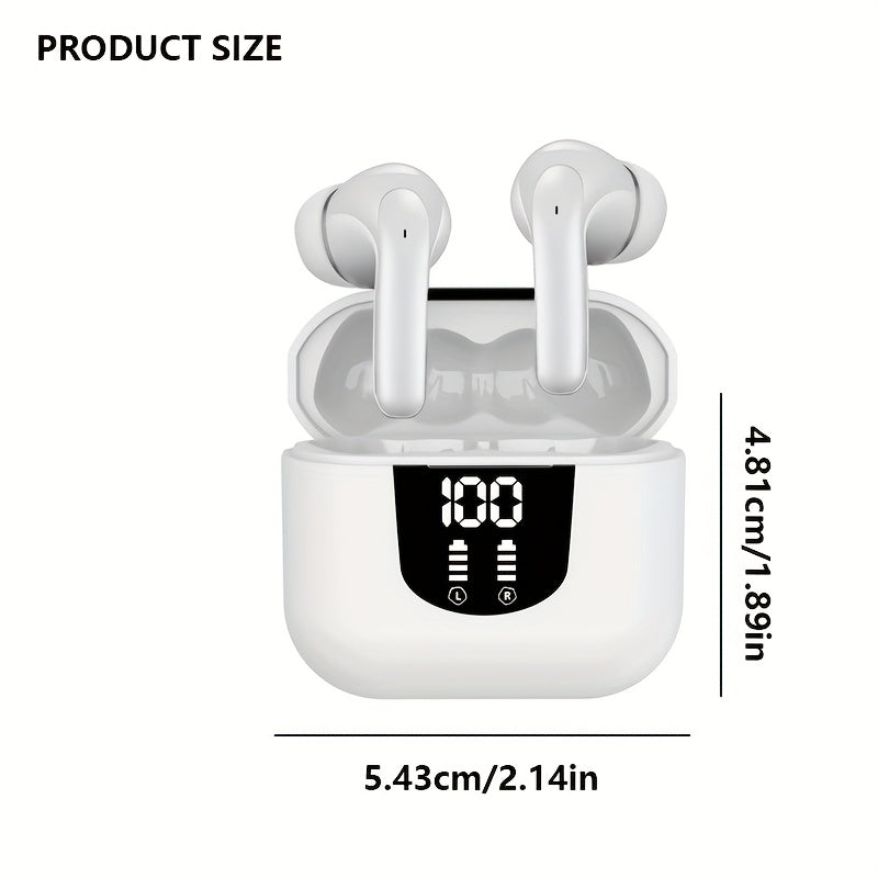 New Style True Wireless music in-Ear Headphones couples sports mini Earbuds video TWS 9D HIFI Stereo HD calling Stereo Cortical Earphones for Android for iphone music Cellphone smart Earpieces headphones