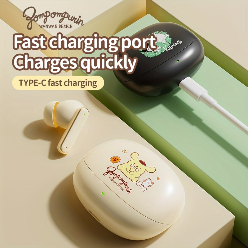 Sanrio Q58.42 cm-Ear Headphones, Wireless Wireless, Cute And Lightweight, Perfect for Sports, Workouts, Travel, And Birthday Gifts