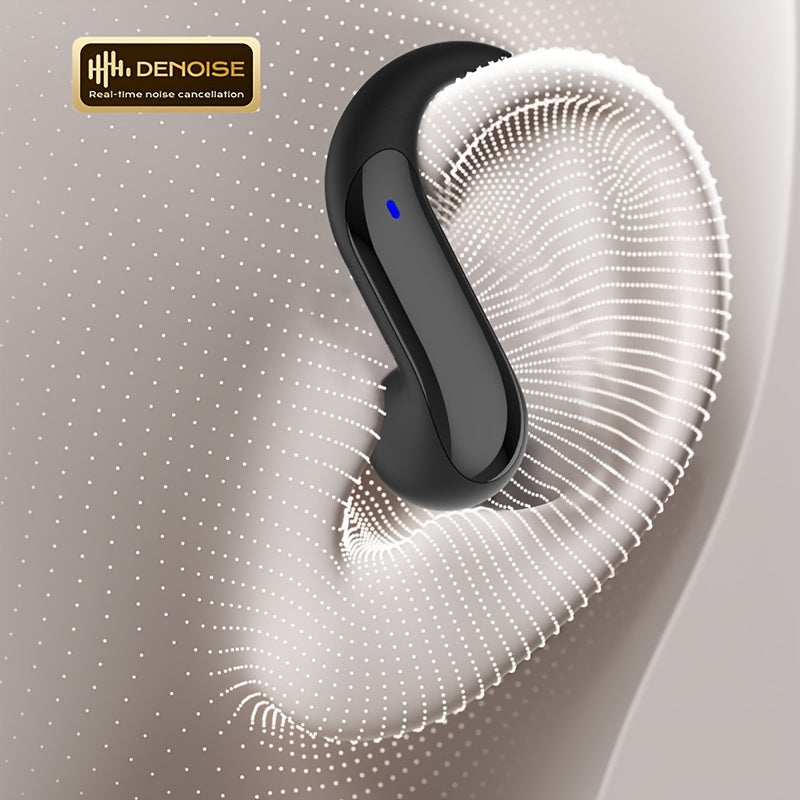 HEARNICE Ear-hook Wireless Earbud Headphones, Semi-Open Back, Anime/Movie/TV Series/Cartoon Theme, Touch Control, Noise Cancellation, USB-C Charging, Rechargeable Lithium Battery-Polymer, Non, Compatible with Cellphones, Incl