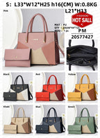 Exquisite 2-in-1 Trendy PU Leather Tote Bag with Matching Pouch