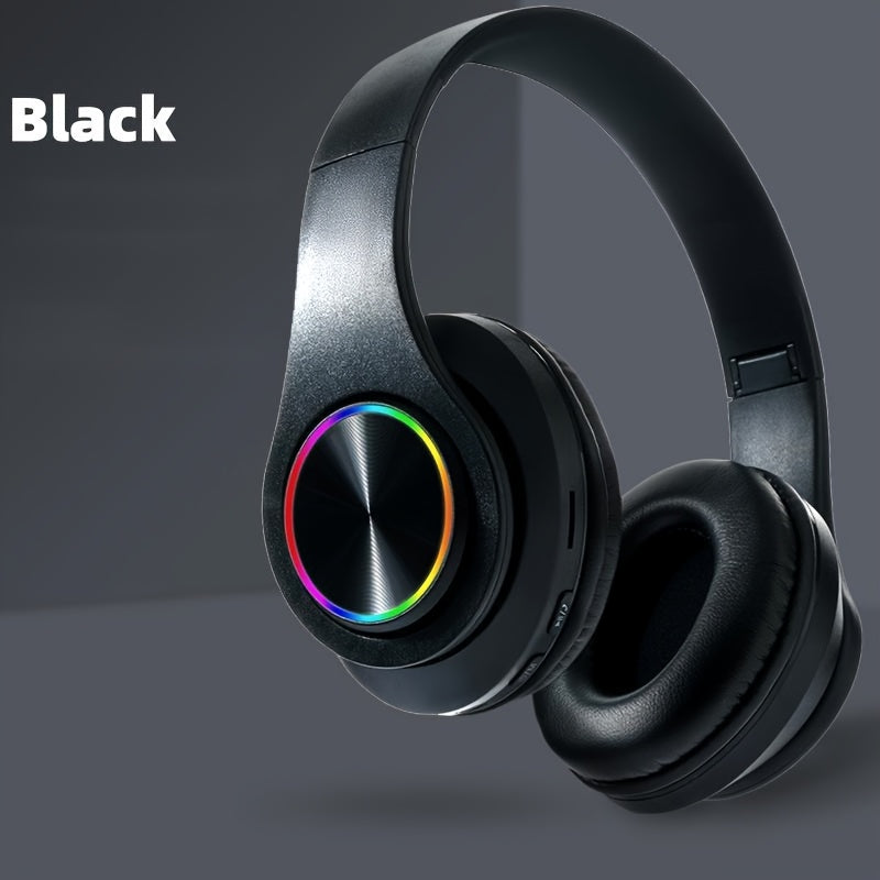 Wireless Headphones with a Built-In Microphone, USB-C Charging, Stretchable And Foldable for Portability, Compatible with Phones And Tablets, Stylish Headphones, Gaming Headphones, Popular Among Both And