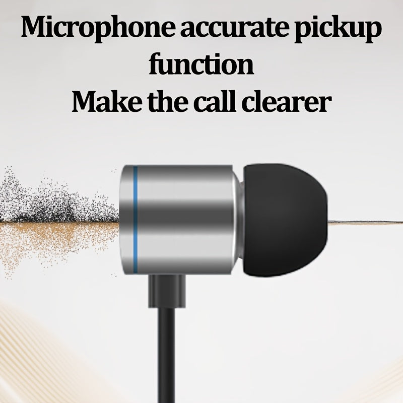 In-ear Wired Headphones Are Casual Style, Effectively Isolated from Noise, Highly Fitted and Comfortable to Wear, Strong Bass Sound Quality, High Quality Workmanship, Durability, Equipped with Volume Adjustable Buttons and Hi