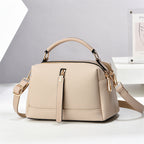 Carmine Classy Handbag - Selling Custom Logo New Fashion Small Square PU Leather Crossbody Shoulder Bag Zipper Large Capacity Casual Woman's Handbag