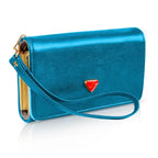 Slim PU Leather Wristlet Wallet and Clutch Purse