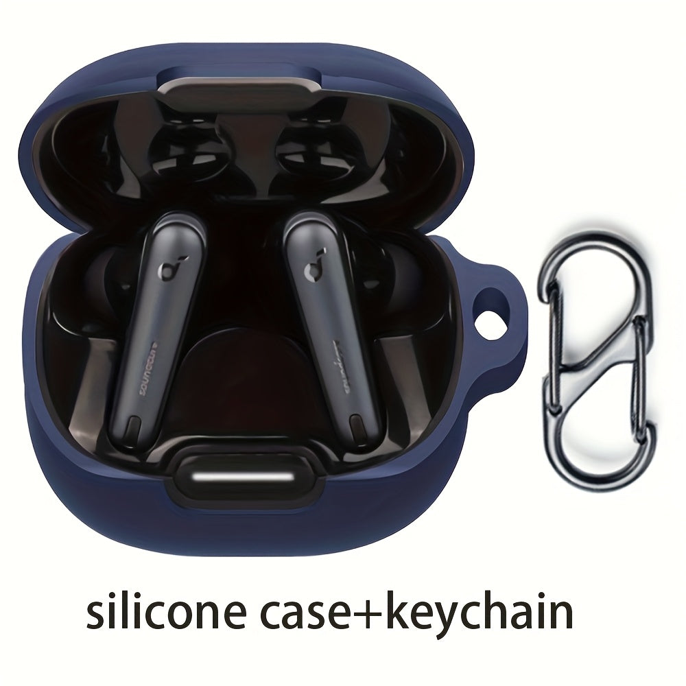 for Anker Soundcore Liberty 4 NC Case Compatible - Soft Shockproof Cover with Scratch & Impact Protection, Precise Button Cutouts, Snug Fit Protective Case for Anker Soundcore Liberty 4 NC Wireless Earbuds (1 Color) - Ideal G