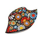 Colorful Flowers Bucket Hat Sun Hat