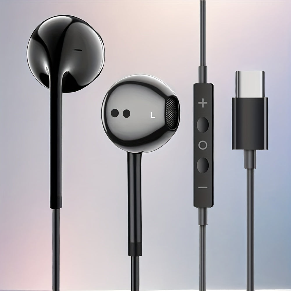Wired Headphones Compatible with iPhone Earbuds with 3.5mm Or USB Type C Plug Earphones Built-In Microphone & Volume Control Compatible with iPhone/iPad/Android/Laptop/PC/Computer for Samsung And Other 3.5mm Or USB Type C Jac