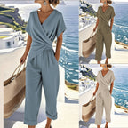 Irregular Pleated Two-Piece Set