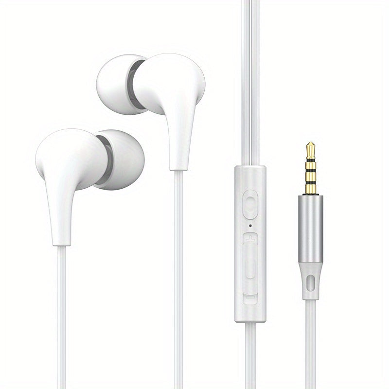 Wired Earbuds with Type-C And 3.5Mm Jack Featuring Hifi Bass, Stereo Sound, Volume Control, And Microphone, Compatible with for galaxy S25, S24, S23 Ultra, And Iphone 16, 15 Pro Max