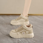 Chunky High-Top Platform Streetwear Sneakers