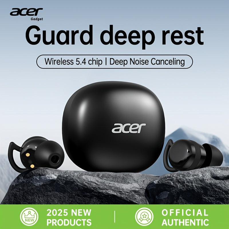 [Acer Official Genuine Product] In-Ear Design | TWS Wireless Earbuds | Deep Bass Stereo | Low Latency for Gaming | Comfortable Fit Back to School/Anniversary (Study/Business/Sports/Running/Fitness) | Multi-Device Compatibilit