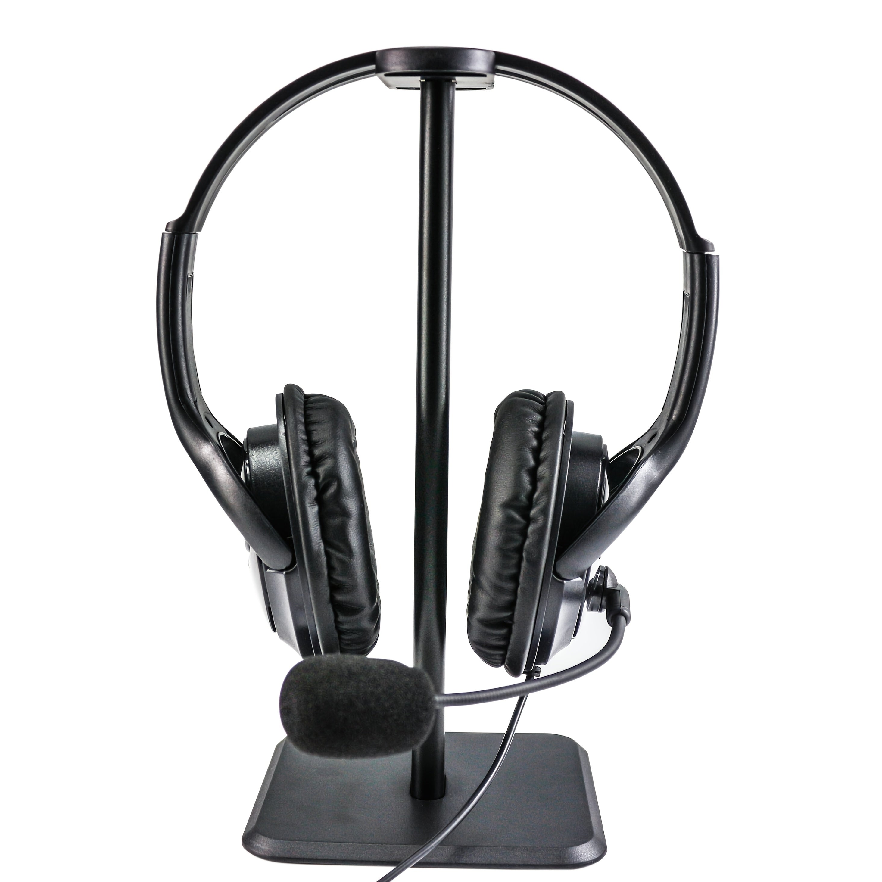 Gaming Headset with Adjustable Headband, Comfortable Ear Cushions for Gaming, Online Courses, and Entertainment