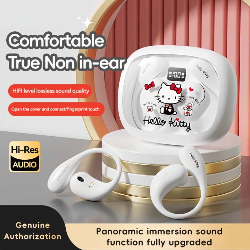 Sanrio X91.44 cm-Ear Headphones, Wireless Wireless, Pacha Dog, Hello Kitty, My Melody, Cute And Compact, Perfect for Women'S Birthday Gifts And Everyday Use