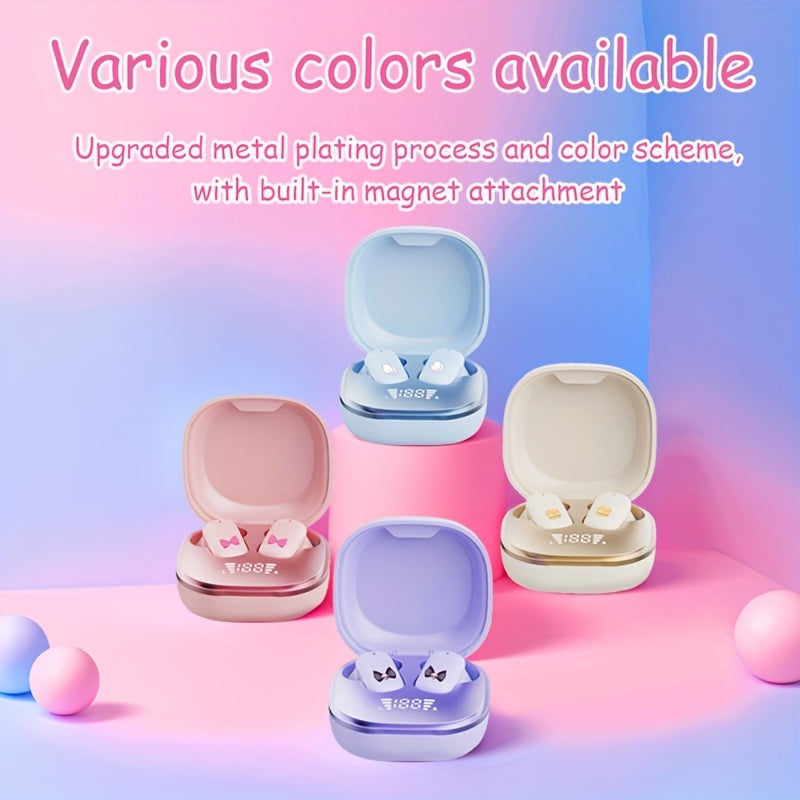 Sanrio Hellokitty Kulomi Big Eared Dog Pacha Dog Wireless Headphones 4 Different Styles to Choose from with Breathing Light Painting Design Game Earplugs Unique Style Convenient to Carry Smart Call Suitable for Daily Sports O