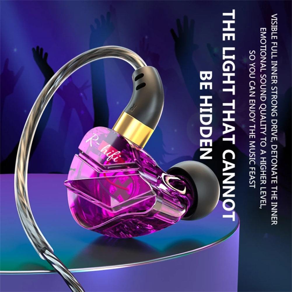 In-Ear Headphones with Volume Control, HiFi Sound Quality Sports Earbuds, Closed-Back Headphones with Condenser Microphone, 3.5mm Cable, Non-Rechargeable, Suitable for Running, Compatible with Mobile Phones., Workout Earbuds,