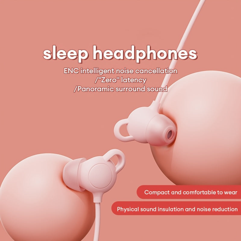 Lenovo YF44 3.5mm Comfort-Fit Wired Earphones | Ideal for Relaxation and Daily Use, Features Cloud-Like Silicone Material and 6mm High-Definition Speaker, Perfect for Indoor Rest and Long-Time Comfort