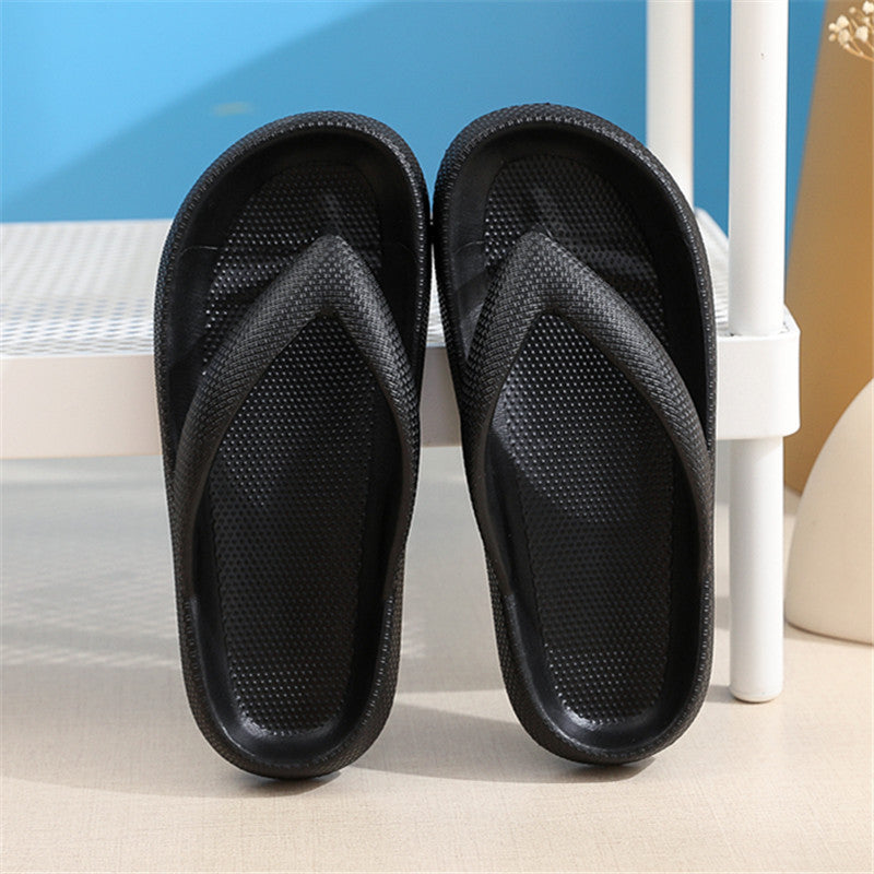 Clip Toe EVA Non-Slip Slippers Thick Bottom Bathroom Flip Flops