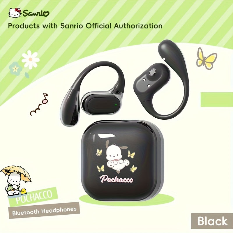 Sanrio Q55.88 cm-Ear Headphones, Wireless Bluetooth, Cute and Compact, Ideal for Women's Birthday Gifts and Daily Use