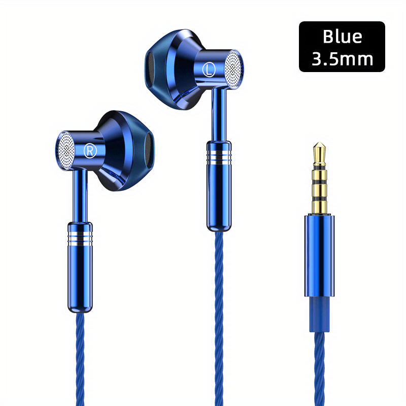 Wired Earbuds Featuring Hifi Bass Stereo Volume Control And HD Microphone, Compatible with for iphone 15 And Samsung Galaxy, Equipped with 3.5Mm And Type C Connectors