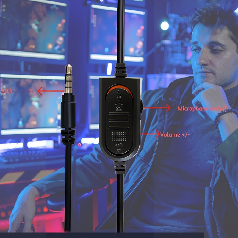 White Gaming Headset with Detachable Mic, Ergonomic Design for PS4, PS5, Xbox 360, Xbox One, Switch & Mobile Gaming - Comfortable Wired Over-Ear Headphones with Noise Isolation & Volume Control, Pc Gaming Accessory | Modern H