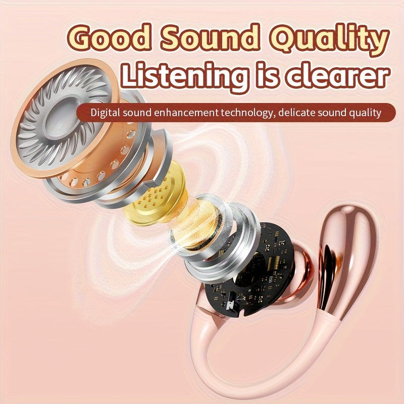 Sanrio Q55.88 cm-Ear Headphones, Wireless Bluetooth, Cute and Compact, Ideal for Women's Birthday Gifts and Daily Use