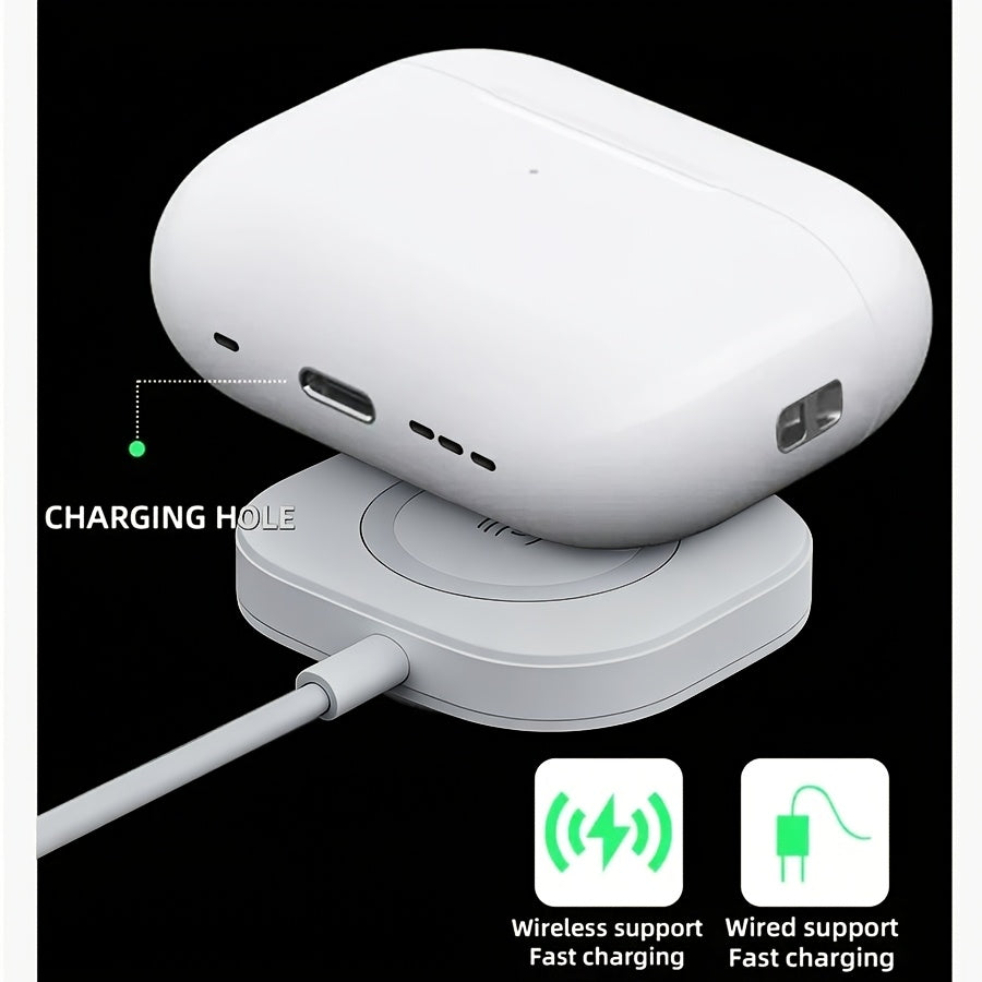 Air Pro3 10-in-1 TWS Earbuds | Active Noise Cancellation (-40dB), Heart Rate & SpO2 Monitoring, 40H Total Playtime, Touch Control, 360° Hi-Fi Sound | Universal Wireless Earphones for Smartphones, Plastic Material, USB Chargi