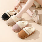 Fashion Warm Cotton Slippers with Thick Non-Slip