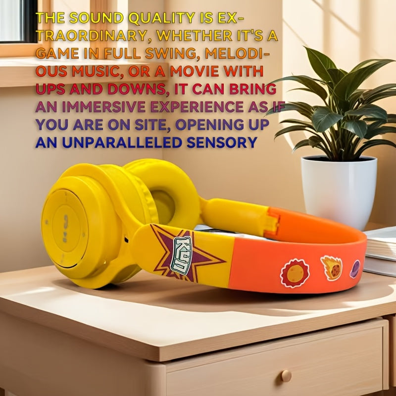 Gift Pick! Lightweight Wireless Over-Ear Headphones - The All-in-One Upgrade for Gaming, Music, Online Classes, and Meetings. Featuring Upgraded Wireless Connectivity for Lossless Sound Quality and a High-definition Pickup Mi