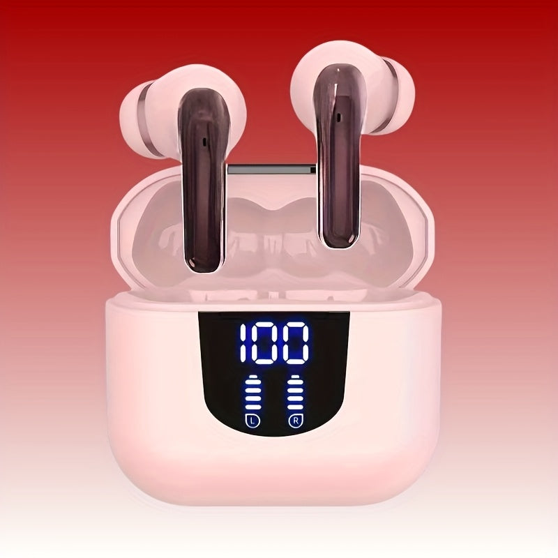 New Style True Wireless music in-Ear Headphones couples sports mini Earbuds video TWS 9D HIFI Stereo HD calling Stereo Cortical Earphones for Android for iphone music Cellphone smart Earpieces headphones