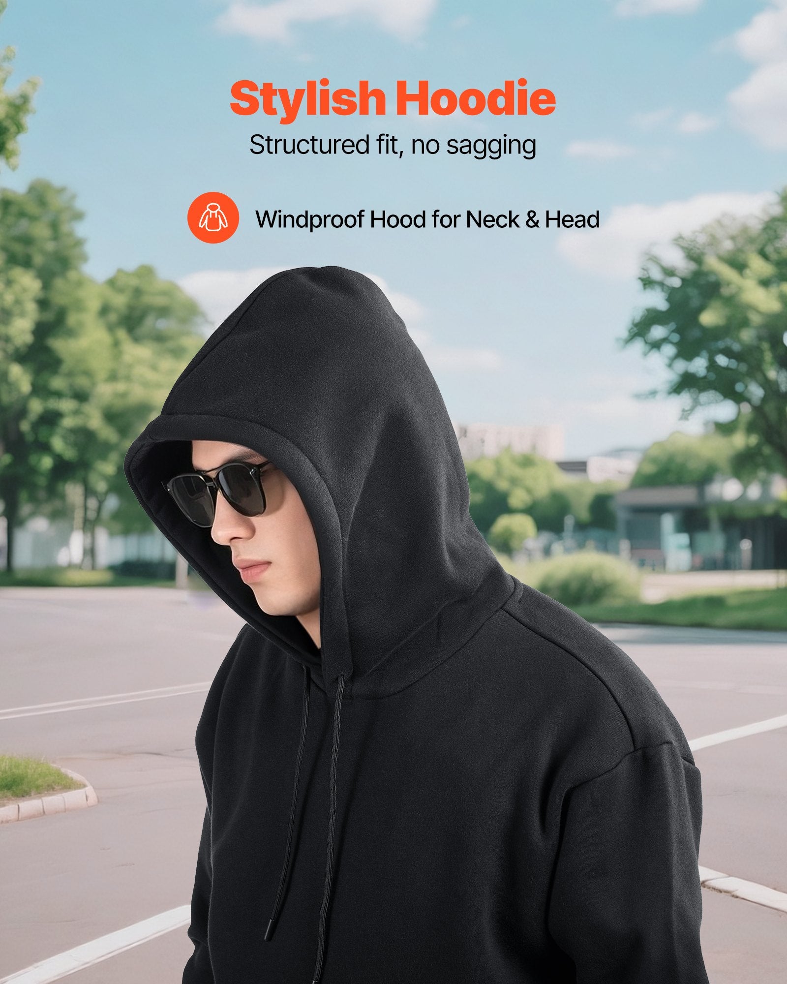 Classic Brushed Fleece Pullover Hoodie