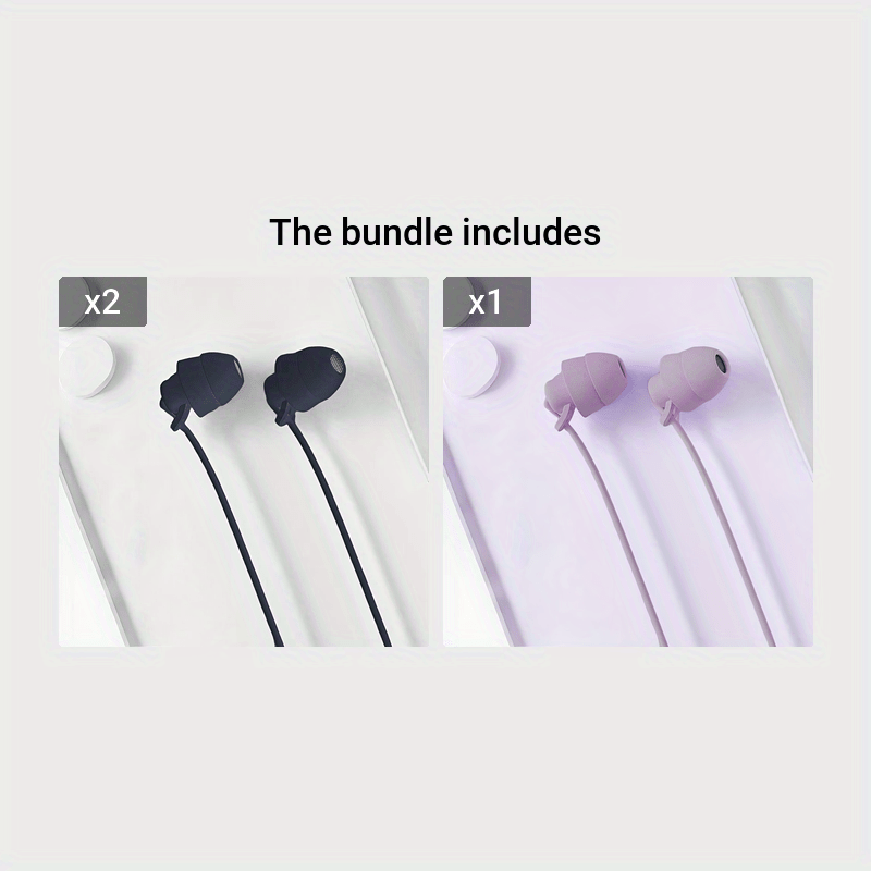 ASMR Sleep Aid Wired Earphones, In-Ear Design for Side Sleeping with Sound Isolation And Noise Reduction, Compatible with Phones, Computers, Gaming, Karaoke, Featuring Inline Controls with a Microphone, High Sound Quality, Ca
