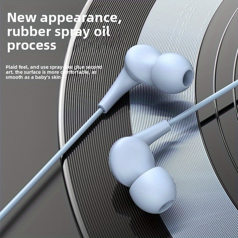 Wired Earbuds with Type-C And 3.5Mm Jack Featuring Hifi Bass, Stereo Sound, Volume Control, And Microphone, Compatible with for galaxy S25, S24, S23 Ultra, And Iphone 16, 15 Pro Max