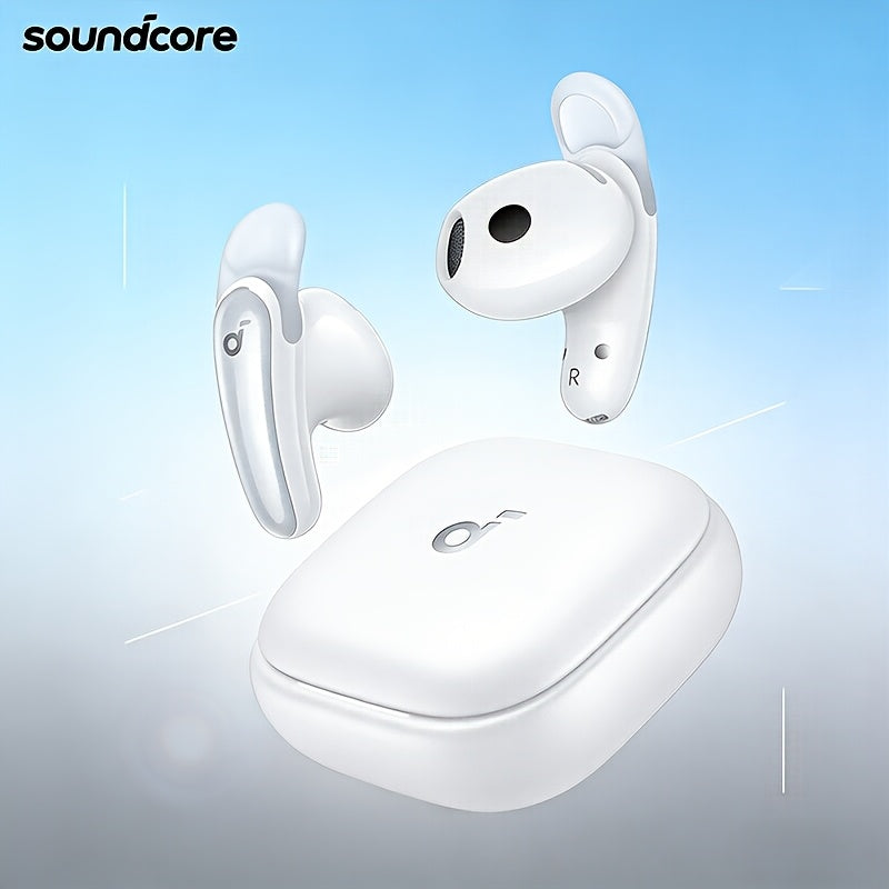 Soundcore by Anker Liberty Buds Semi-in-ear Wireless Earbuds, Deep Noise-canceling, HiFi Lossless Sound Quality, Spatial Audio, High-quality Headphones Suitable for Apple, Xiaomi, and Huawei