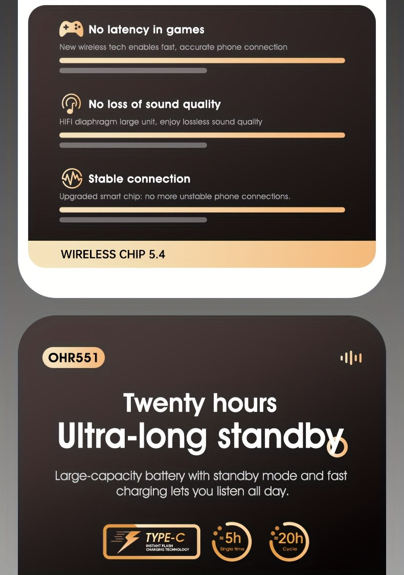 Acer TWS Wireless Earbuds with Deep Bass Stereo Sound + Call Noise Reduction, Long Battery Life, In-Ear Design for Sports And Running, Low Latency Gaming Mode, HIFI Audio, Lightweight Touch Control Design, Stylish Appearance