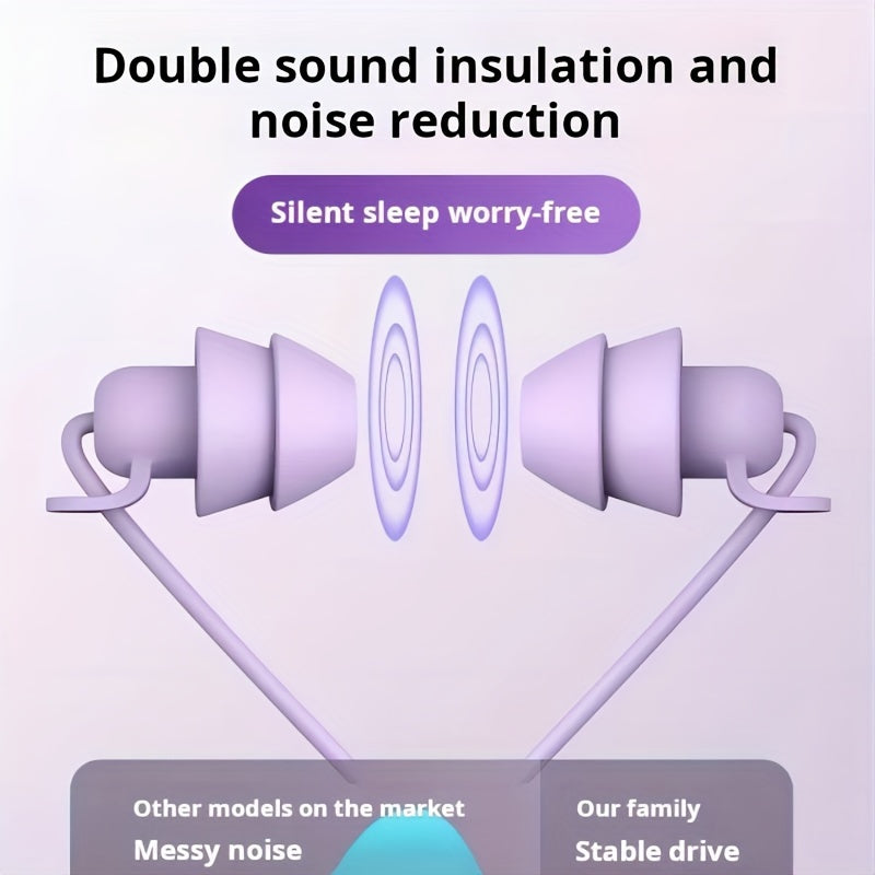 Wired In-Ear Headphones with Remote Control | Double-Layer Sound Insulation, Soft Silicone, Compatible with Most 3.5mm Jacks, Suitable for Computers, Games, Live Streaming, Karaoke, Sports, Running, Rope Skipping