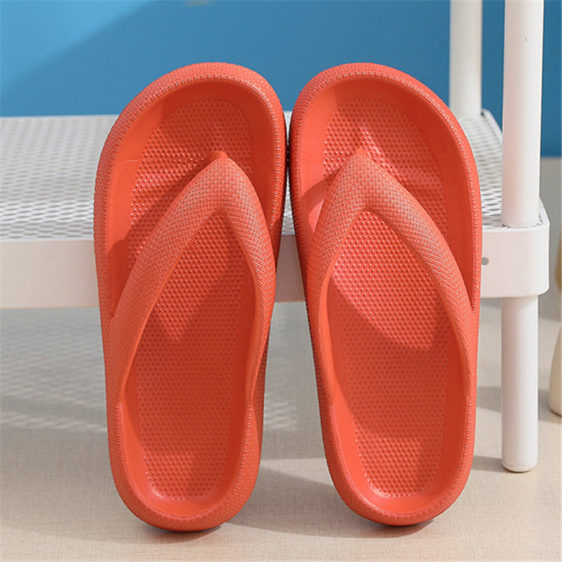 Clip Toe EVA Non-Slip Slippers Thick Bottom Bathroom Flip Flops