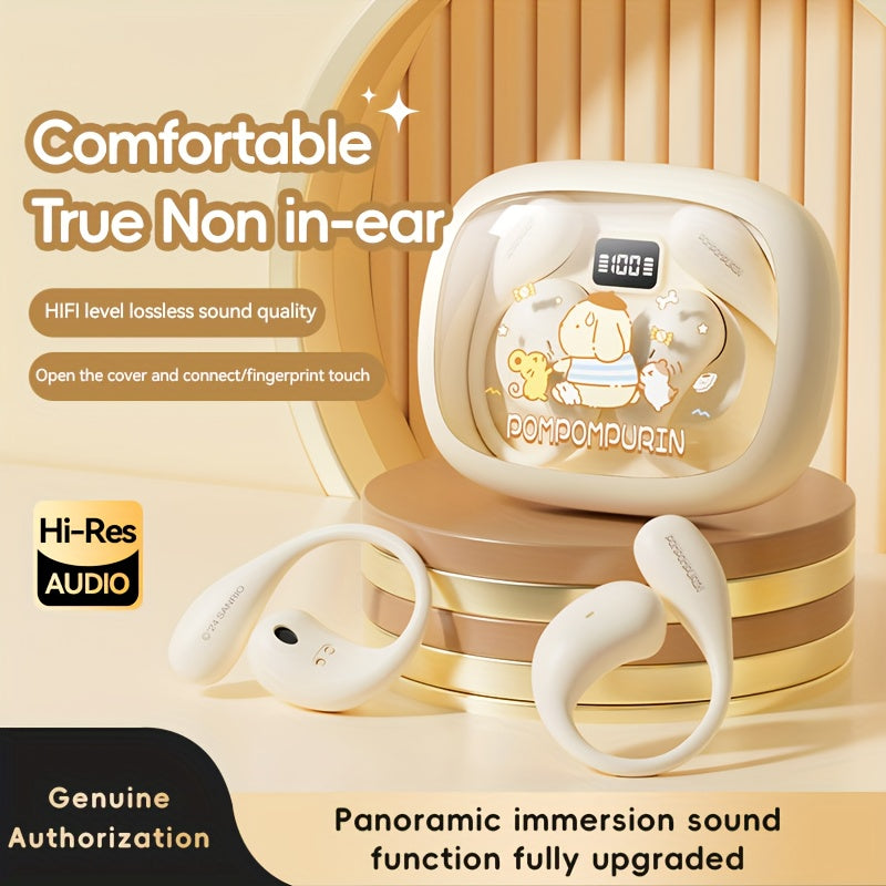 Sanrio X91.44 cm-Ear Headphones, Wireless Wireless, Pacha Dog, Hello Kitty, My Melody, Cute And Compact, Perfect for Women'S Birthday Gifts And Everyday Use