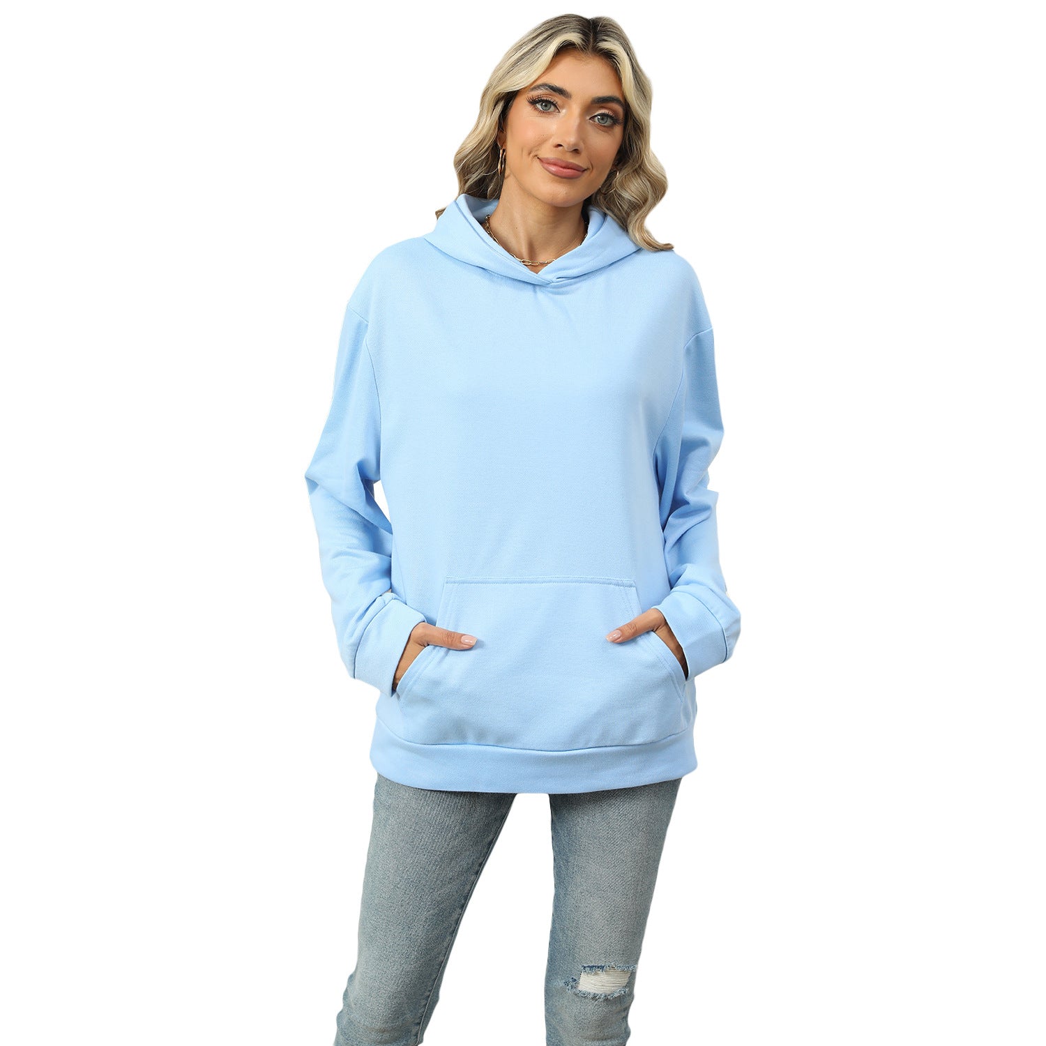 Casual Oversized Kangaroo Pocket Hoodie