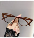 Ins Trendy Cold Tea Brown Square Transparent Frame, Ultra Light Slimming Daily Fashion Shades