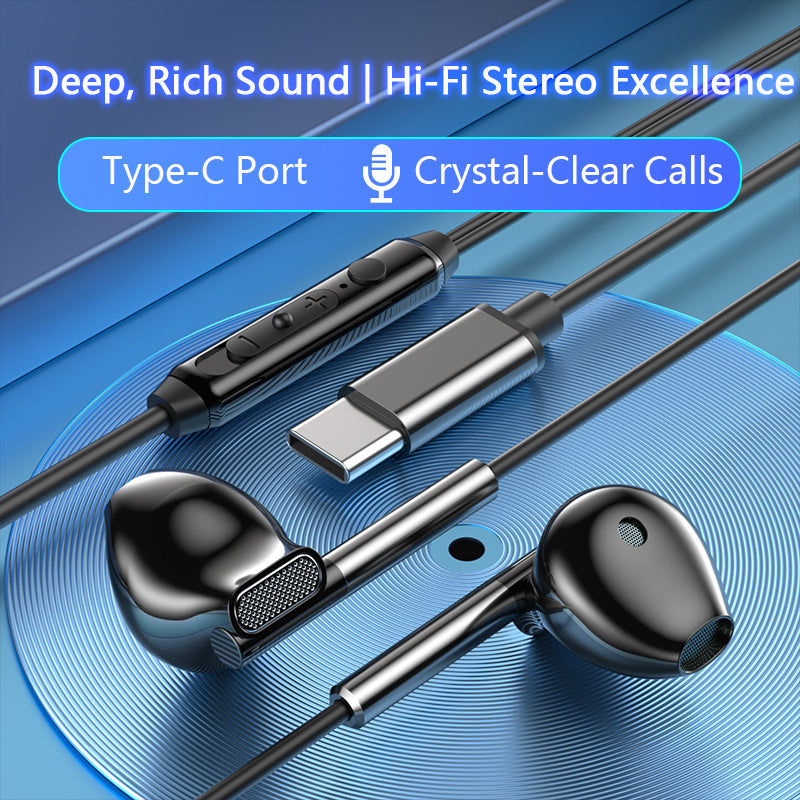 High-Quality Wired Earphones with Enhanced Bass, Featuring a 3.5Mm Connector, Superior Stereo Sound In-Ear Headphones Compatible with for iphone, Android, PC, Laptop, And Tablet - Ideal Gift Choices (Excellent Bass, Crisp Sou