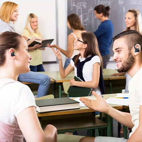 144-Language AI Intelligent Earphones with Real-Translation - Wireless, Control, High-Quality Sound & Music Playback, USB-C Charging Included, Travel Earphones