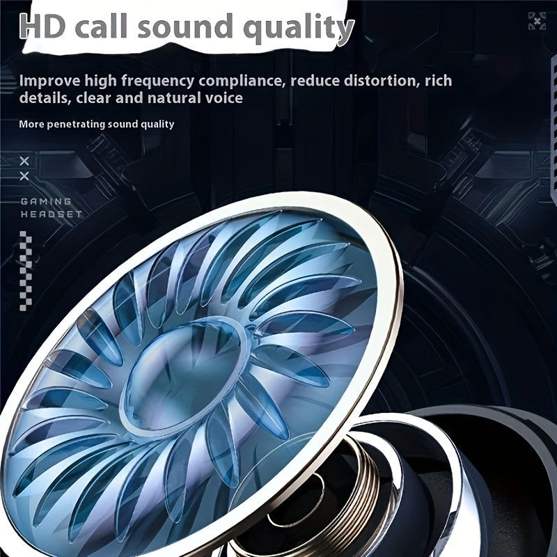 ONIKUMA 2.4G Wireless Gaming Headset, Low Latency 5.3 Headset, Dual Connectivity (2.4G and Wireless 5.3), ENC Noise Cancelling Microphone, Deep Bass, Immersive Experience | Ergonomic Earbuds | Mecha Style Light Strap | Stylis