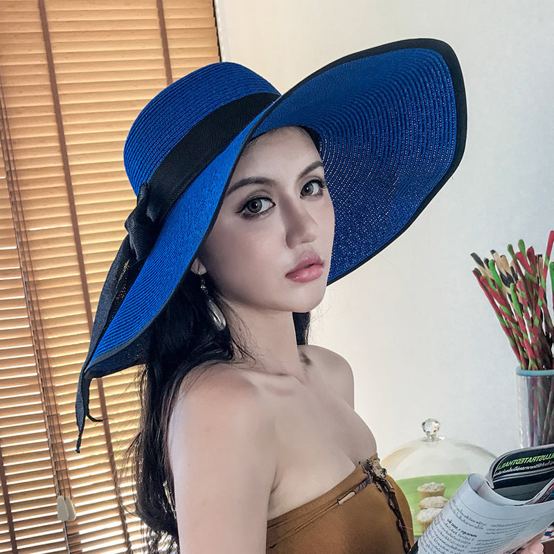 Seaside Summer Vacation Foldable Wide Brim Sun Hat