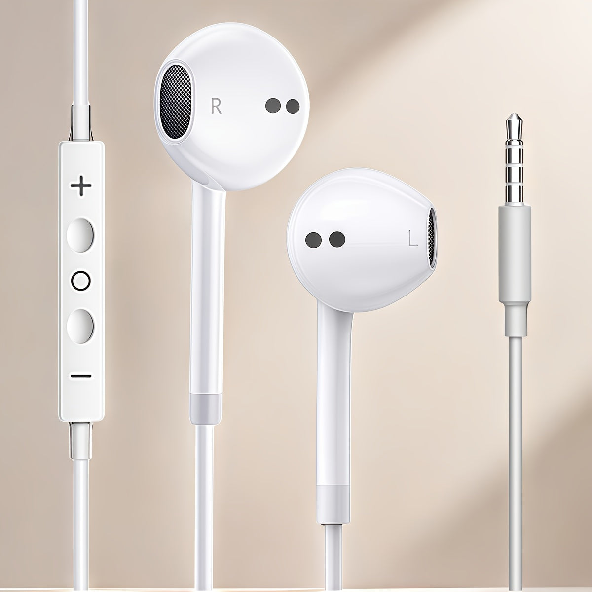 Wired Headphones Compatible with iPhone Earbuds with 3.5mm Or USB Type C Plug Earphones Built-In Microphone & Volume Control Compatible with iPhone/iPad/Android/Laptop/PC/Computer for Samsung And Other 3.5mm Or USB Type C Jac