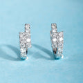 Small Diamond Ear Clip Female Light Luxury Minority Commuting Fashion Earrings Christmas Gift Wedding Jewelry