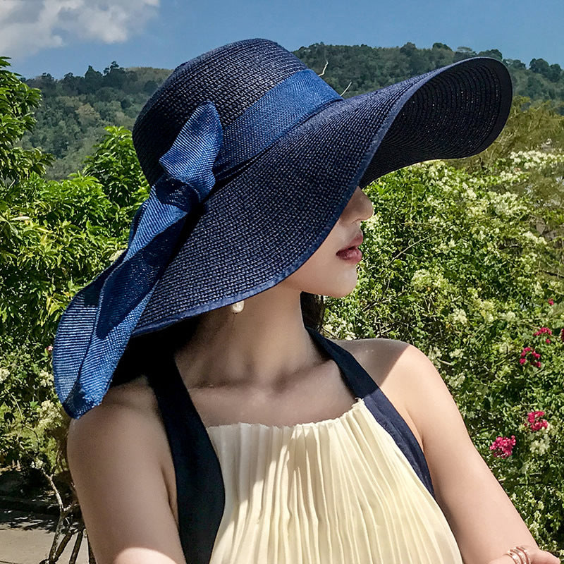 Seaside Summer Vacation Foldable Wide Brim Sun Hat