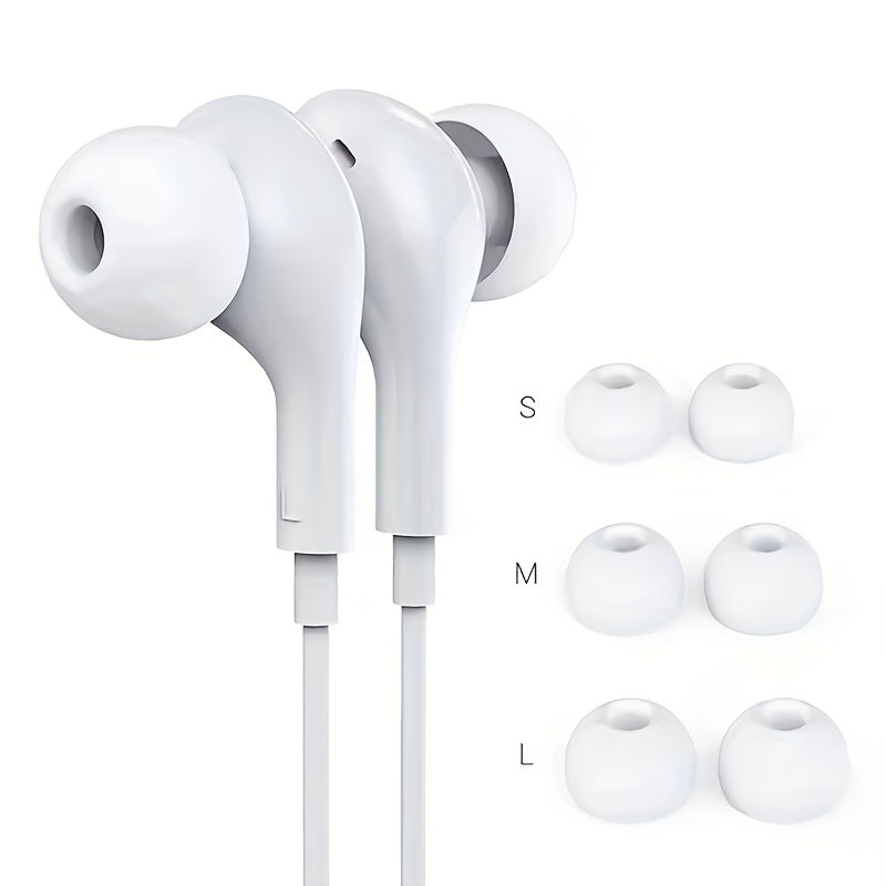 URIZONS 3.5mm Jack Wired In-Ear Magnetic Headphones with Mic - Wired Heavy Bass in Ear Earbuds High Fidelity HiFi Earphones with Mic for Sport/Gaming/Music